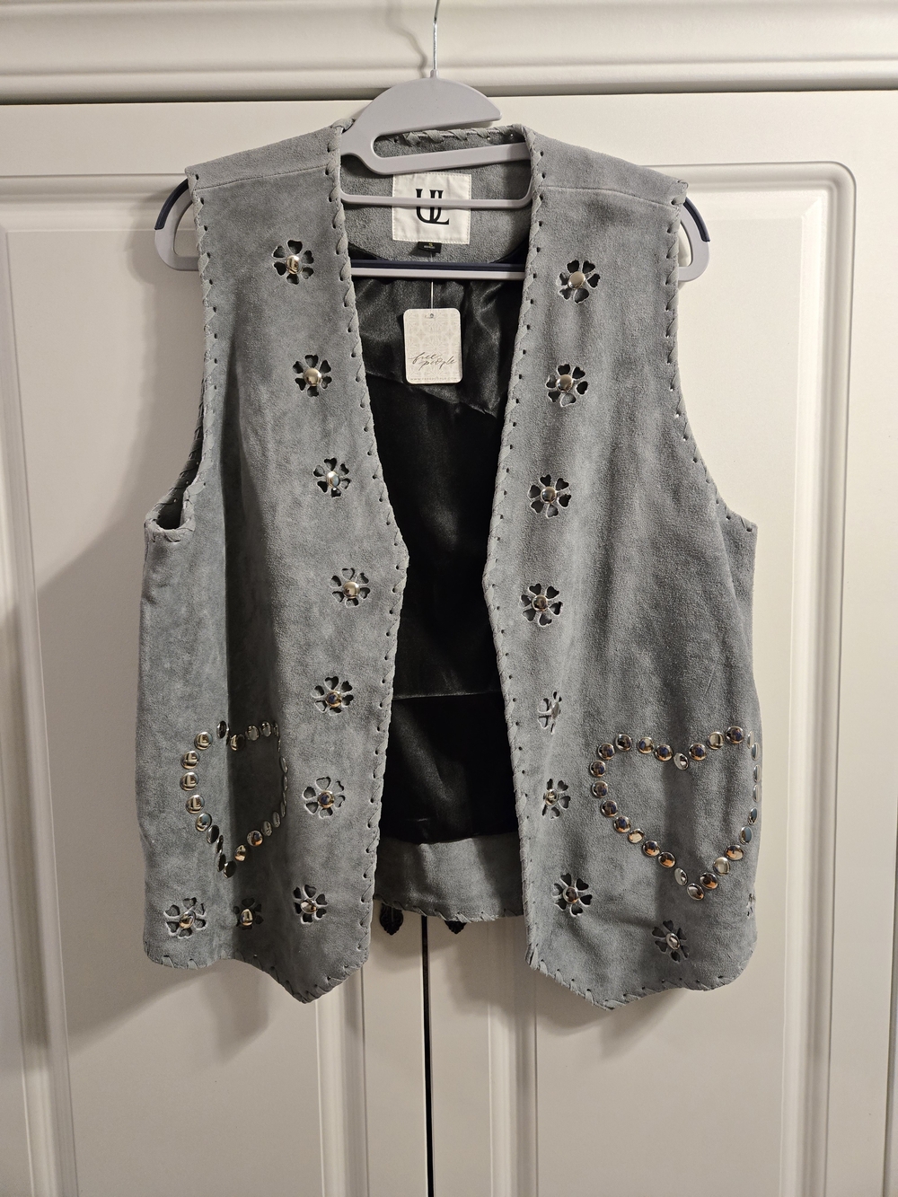 Free People Understated Leather Vest